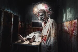 Фотография перформанса Морг от компании Паника (Фото 3)